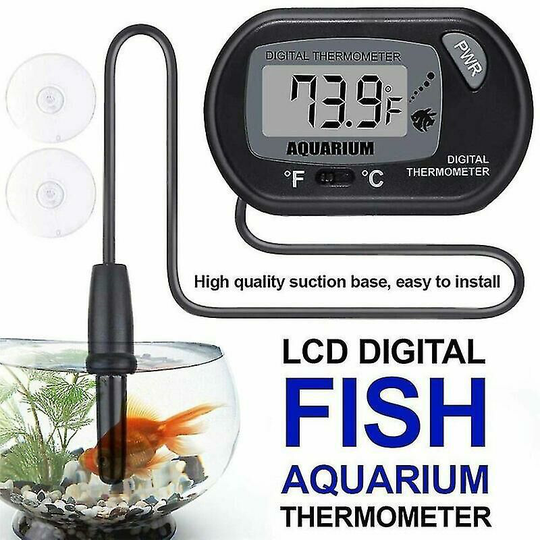 Thsinde - thsidne Lcd Digital Fish Tank Aquarium Thermometer Submersible Water Temperature Meter Fish Tank Temperature