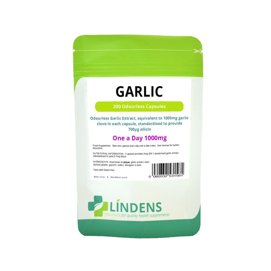 Garlic Oil 200 Capsules Odourless; 1 a day; Provides 700 mcg Allicin