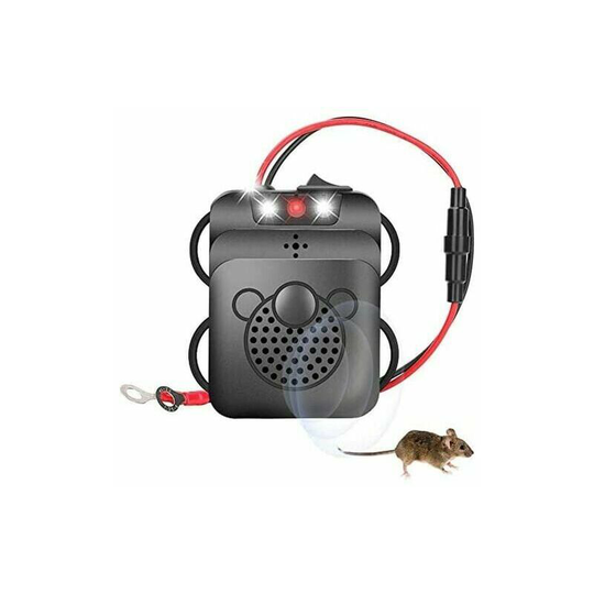 Ultrasonic Pest Repeller Electronic Rat Repeller Mouse Pest Repeller Rodent Repeller with led Flashing Lights for Car Barn Kitchen