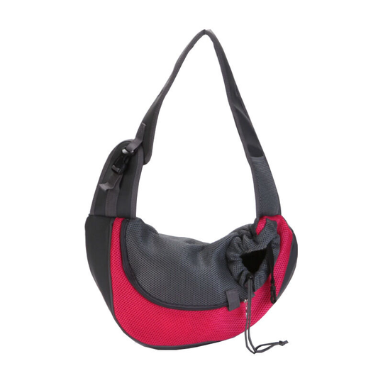 Soekavia - Portable Dog Carrier Bag Shoulder Bag for Small Cat Puppy Pet Travel Bag Hands-Free Breathable Mesh Handbag for Daily Walking Subway,L