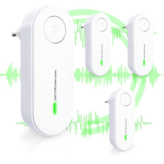 Betterlifegb - Ultrasonic Pest Repeller Quiet 50-60HZ, Betterlife Ultrasonic Insect Repellents for Mosquitoes, Mice, Spiders, Ants, Rats,