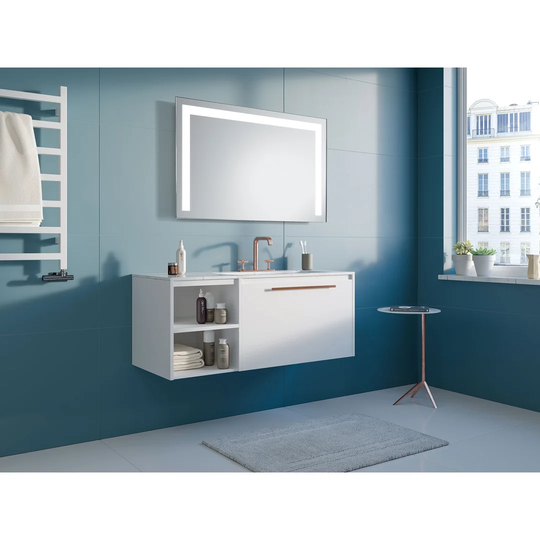 Poppy LED Illuminated Bathroom Mirror