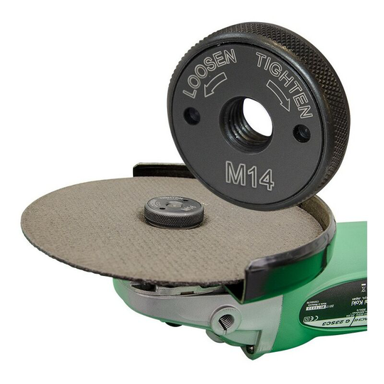 Heavy Duty Angle Grinder Disc Quick Change Locking Flange Nut Quick Release M14