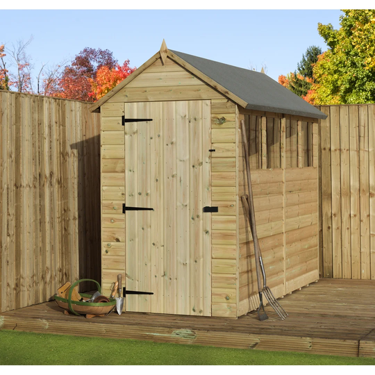 4 Ft. W x 12 Ft. D Shiplap Wooden Shed