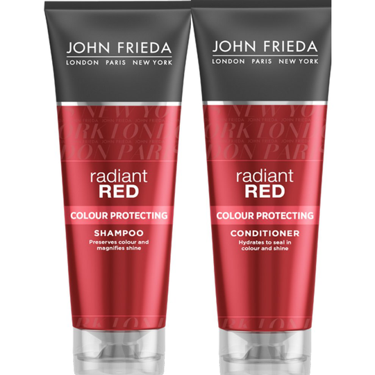 John Frieda Radiant Red Shampoo & Conditioner 250ml Each