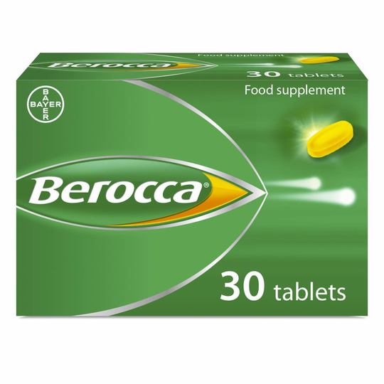 Berocca Vitamin B Energy Film Coated Tablets - 30 Tablets