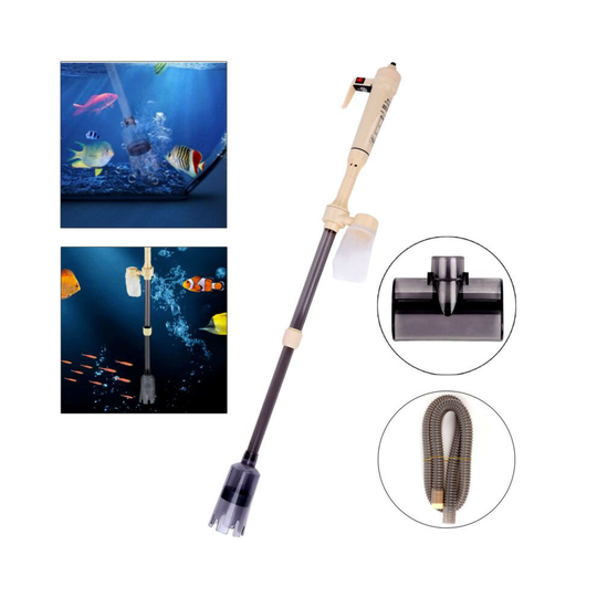 Electric Aquarium Syphon Pump Vacuum Gravel Water Filter Cleaner