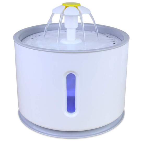 Superseller - 2.4L Automatic Pet Cat Water Fountain with led Electric usb Dog Cats Pets Mute Drinker Feeder Bowl Pet Drinking Fountain Dispenser