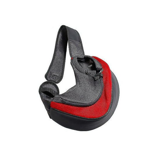 Comfort Pet Dog Carrier Cat Puppy Outdoor Bags Mesh Oxford - Rouge l