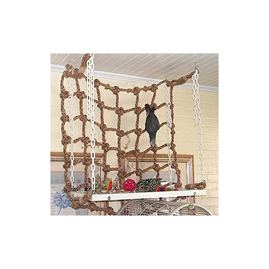Parrot Birds Climbing Net Jungle Fever Rope Small Animals Toys (Thin, m)
