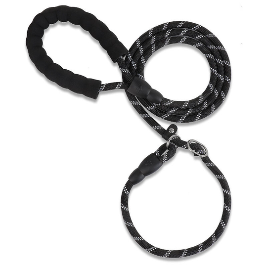 Thsinde - Durable sliding lead dog leash with zipper pocket, padded handle and high reflective light high quality sliding lead suitable for small,
