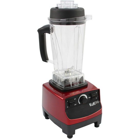 Commercial Food Blender 2 Litre / Smoothie Maker Milkshake Mixer Machine / bpa Free Jug - Red
