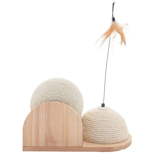 Quapas! - Cat Scratcher Ballot 40x25x25 cm Brown