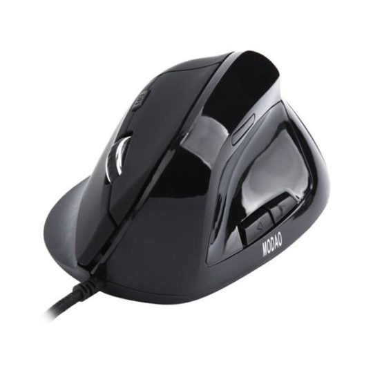 Modao W30 Usb Wired Vertical Mouse- Black