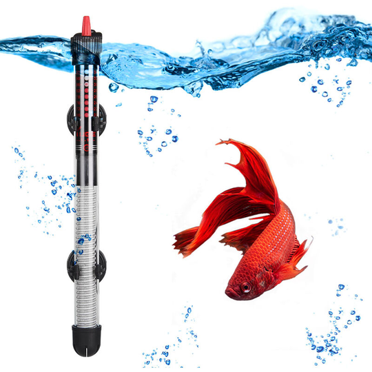 Aquarium Heater Submersible Auto Thermostat Heater Fish Tank Water Heater Adjustable Temperature with Suction Cups - HT100W - Thsinde