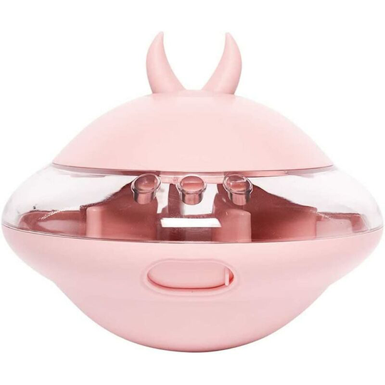 Ufo Rubber Leak Proof Food Ball - Betterlife Dog Toy - Interactive Pet Puzzle - Pink