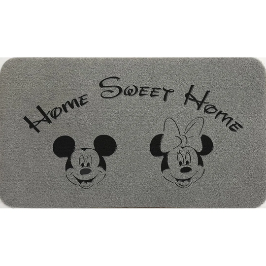 Mickey and Minnie Sweet Home W40 x L70 cm Non-Slip Indoor Outdoor Door Mat