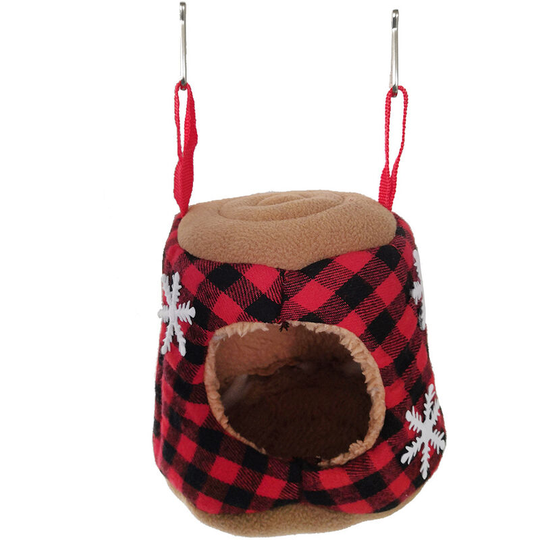 Winter Warm Bird Nest Soft Comfortable Hummingbird House Portable Hamster Hanging Nest Hanging Birdhouse for Birds Parrots Hamsters