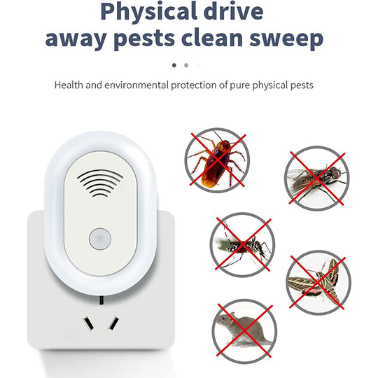 Perle Rare - Ultrasonic Insect Repeller, 6 Pack Ultrasonic Insect Repeller Electronic Ultrasonic Insect Repeller Ultrasonic Insect Repeller (European