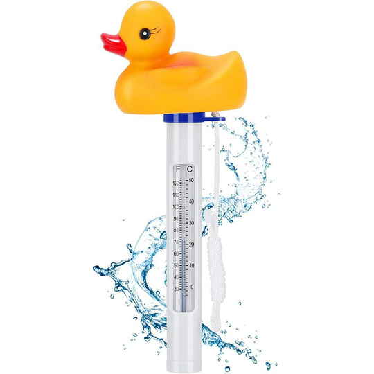 Mezheng - Swimming Pool Thermometer Duck Floating Swimming Pool Thermometer with Lanyard for Aquarium Spa Hot Tub Fish Pond