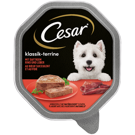 Cesar Classic Trays 14 x 150g - Chicken & Garden Vegetables