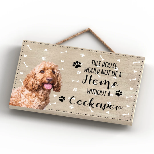 Cockapoo Golden Wall Décor