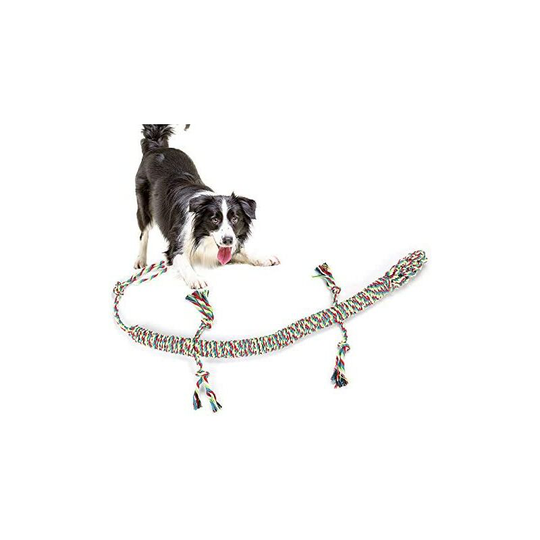Benobby Kids - Dog Toy Rope for Large Dogs, Durable Dog Chew Toy Rope Knots for Aggressive Chewing, Indestructible Interactive Dog Toy Ropes Teeth