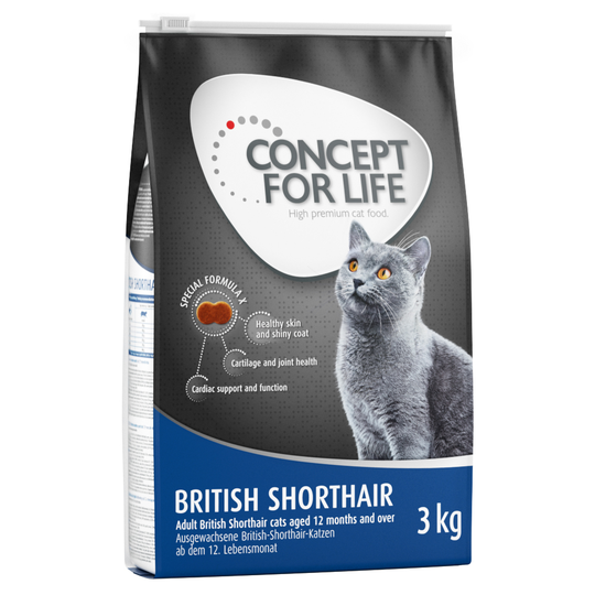 Concept for Life British Shorthair Adult - Economy Pack: 3 x 3kg