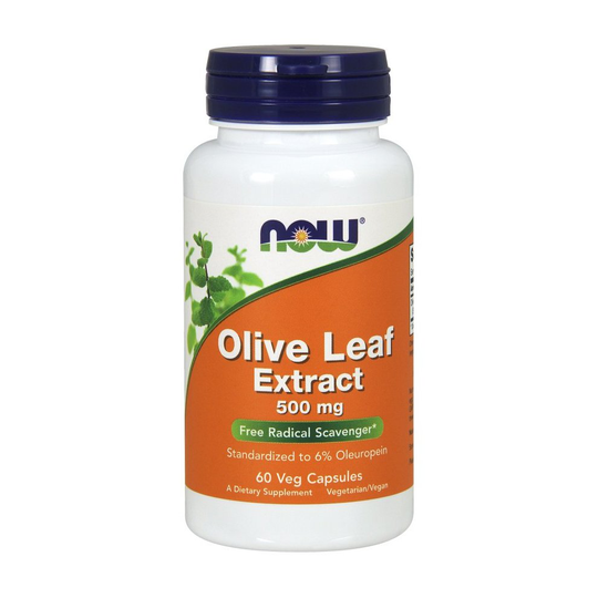 NOW Foods Olive Leaf Extract, 500mg, 60 vcaps