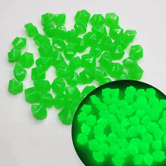 Echoo - Pierre Lumineuse 300Pcs Cailloux Lumineux Galets Phosphorescents Décoratifs pour Jardin Extérieur Aquarium Passerelles Piscine Chemin Pelouse