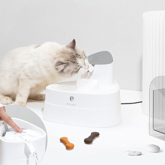Livingandhome - White 3L Pet Water Dispenser Pet Fountain