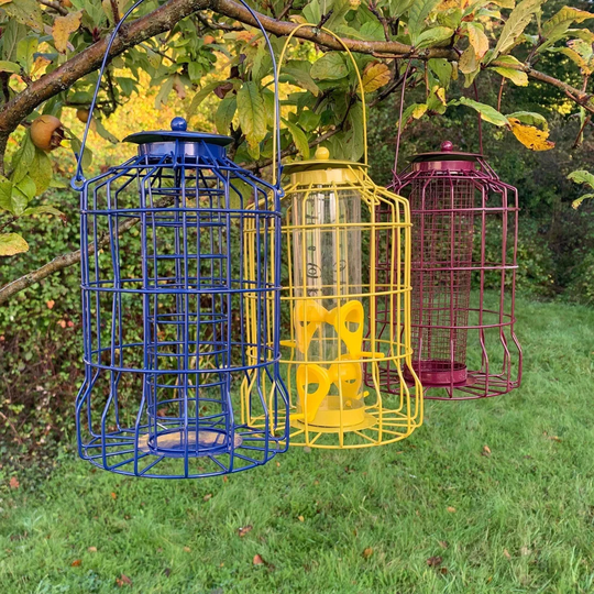 Laguiole 3 Piece Tube Bird Feeder Set