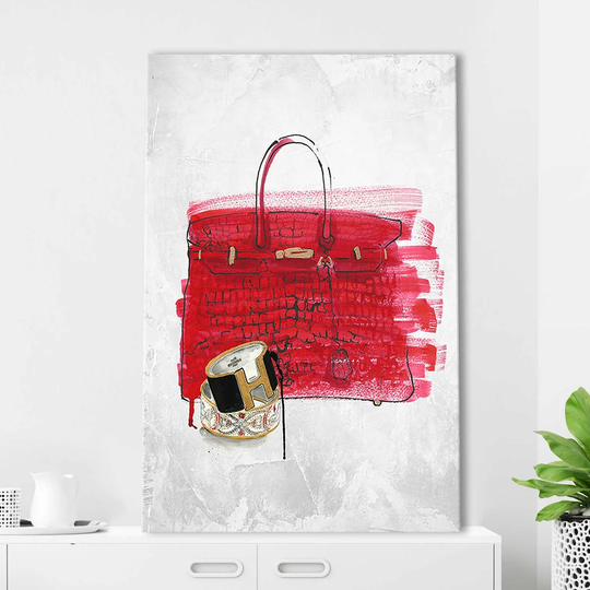 Purse 1 by Jodi - Wrapped Canvas Painting Print