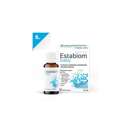 Estabiom Baby, krople dla dzieci do 3 lat, 5 ml