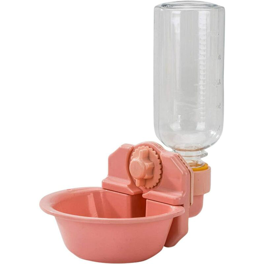 Devenirriche - 500ML Hamster Cage Water Dispenser Automatic Water Dispenser Rabbit Water Bottle for Rabbit, Chinchilla, Guinea Pig, Pig, Hedgehog,