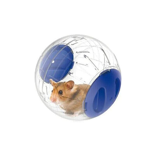 12cm Gym Ball for Hamsters and Mice, Small Animal Activity Toy, Exercise Ball for Dwarf Hamster, 3 Colors to Choose (Blue)