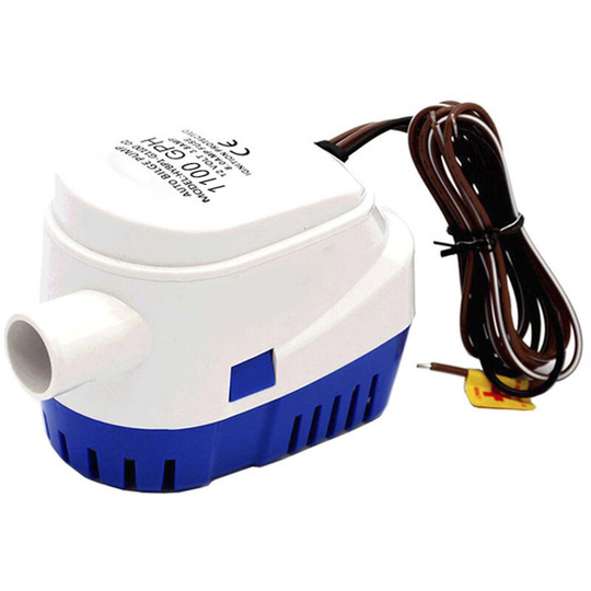 Superseller - DC12V/24V 600/750/1100GPH Automatic Bilge Pump Submersible Boat Water Pump Electric with Float Switch Marine Equipment
