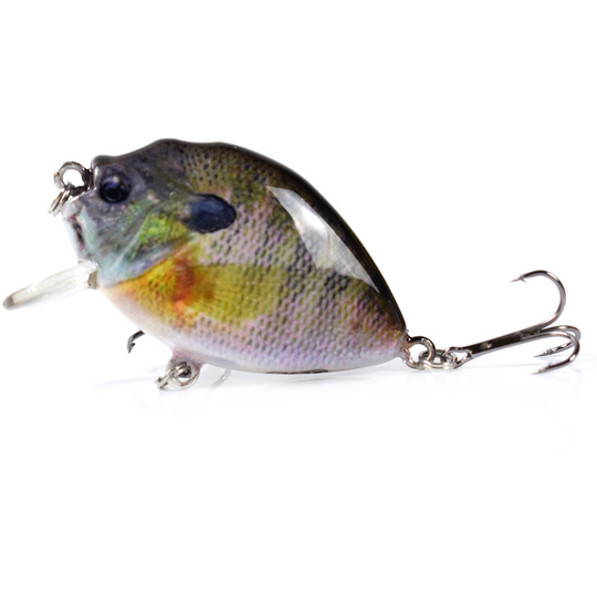 6cm 15g Mini Wobbler Fishing Lure Artificial Hard Bait Crankbait for Fish Bass Fishing Tackle,model: 2 - model: 2