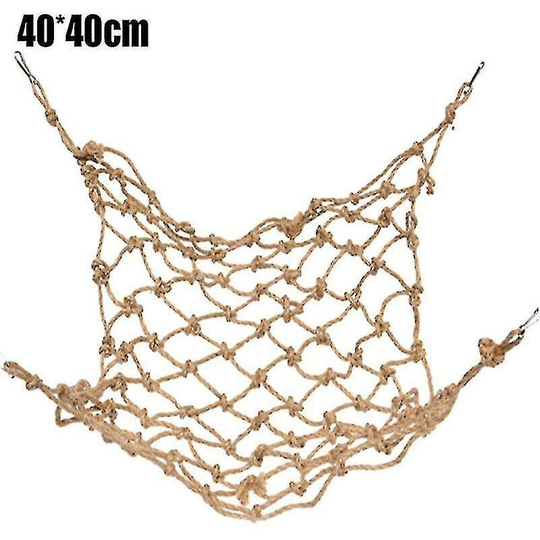 Thsidne Parrot Climbing Hanging Swing Rope Mesh Cage Macaw Birds