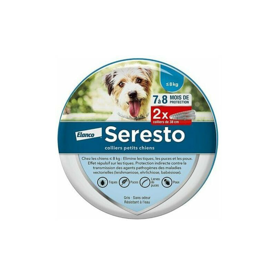 Anti-Tick Flea Collar for Dog Cat Effective Protection for 8 Months Natural Oil Adjustable Flea Collar for Dogs Under 8kg Puppy Collars 2 Pack