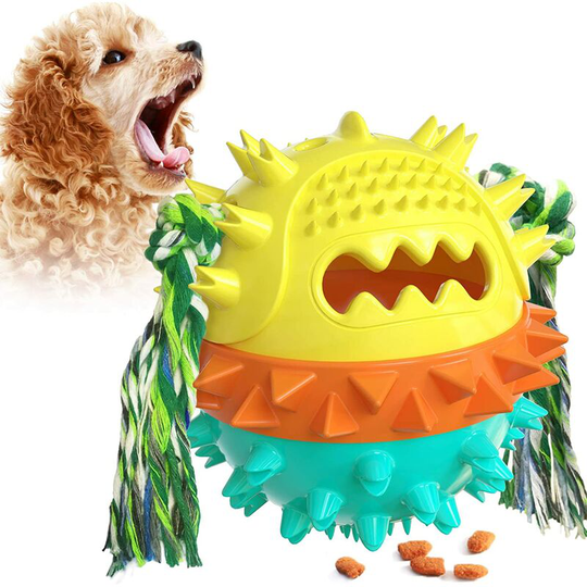 Soekavia - Dog Chew Toy, Puzzle Dog Toys, Dog Bite Toy, Bite Resistant Rubber Teeth Cleaning Stick for All Dogs-A