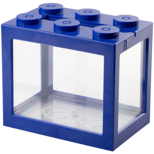 Mini Fish Tanks Row Aquarium Stackable Tanks Ant Feeding Tanks Mini Reptile Row Box Desktop Decoration