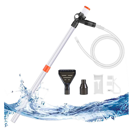 Aquarium Gravel Cleaner, Aquarium Water Changer Aquarium Cleaner with Siphon for Changing Water and Sand Cleaner with Air Push Button