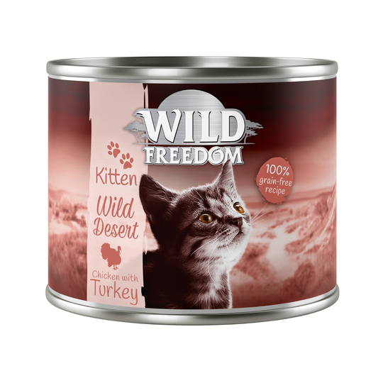Wild Freedom Kitten 6 x 200g - Mixed Pack (2 Varieties)