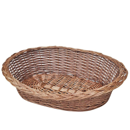 Willow Dog Basket/Pet Bed Natural 70 cm