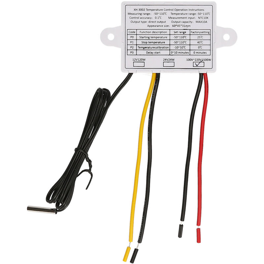 Electronic Temperature Controller led Display Thermostat Module Temperature Temp Control Module