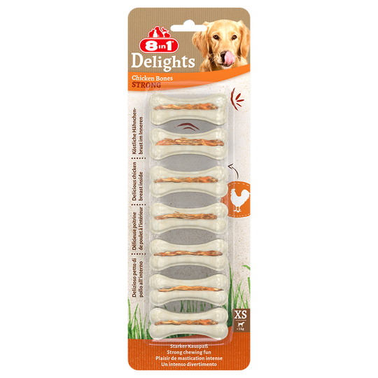 8in1 Delights Strong Bones - XS (7 Bones)