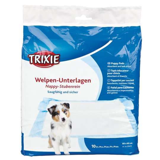 Trixie Disposable Puppy Pads - 10 Pads, 60 x 60cm (L x W)