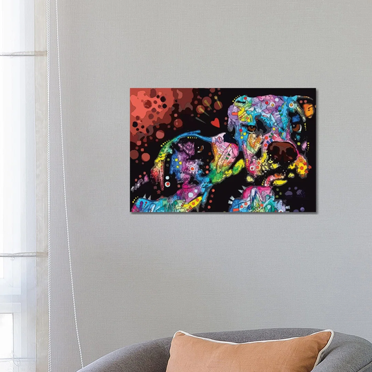 It's Just Puppy Love by Dean Russo - Graphic Art on Canvas