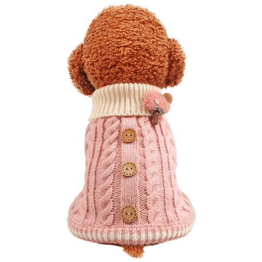 Size s Chest 32, back length 22)Dog Sweater Vest Warm Coat, Pet Soft Knitting Patterns Soft Thickening Winter Sweater Outfits Clothes